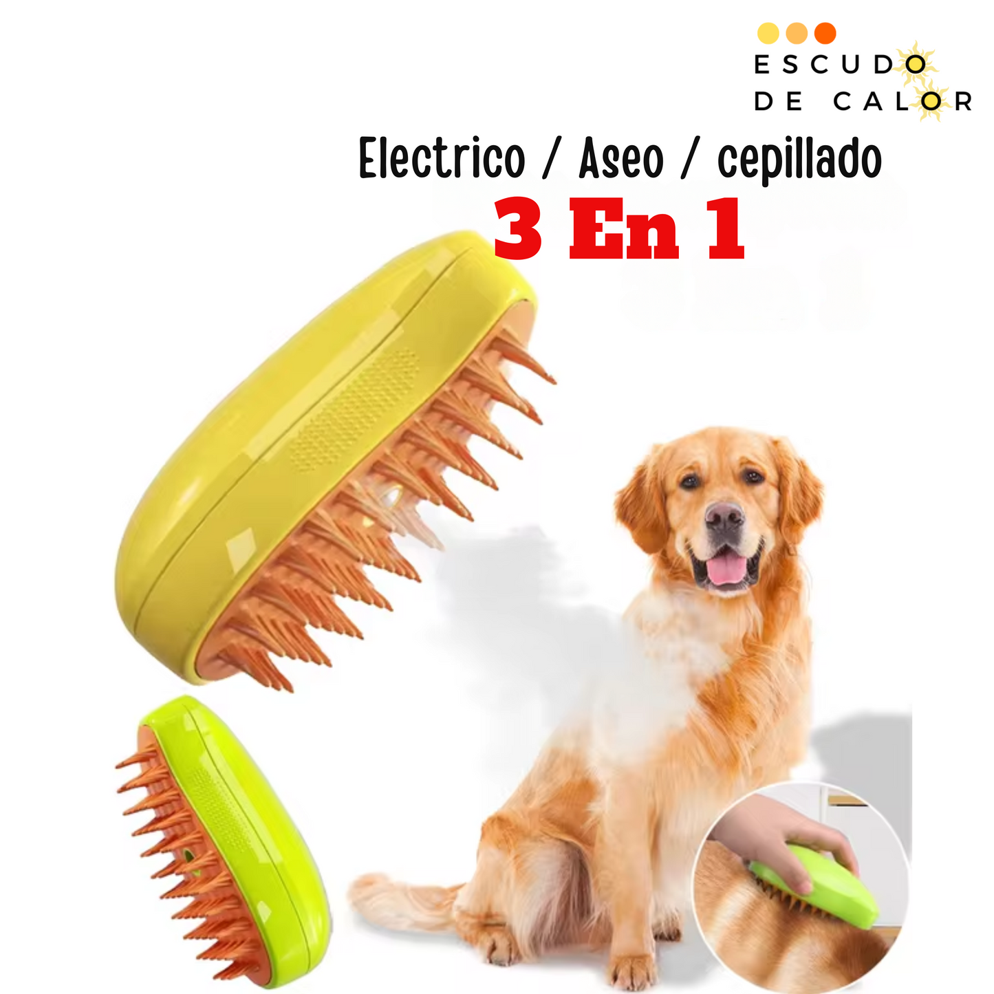 CEPILLO DE VAPOR PARA MASCOTAS